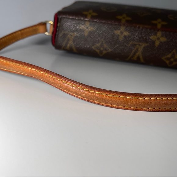 RARE Louis Vuitton Recital Monogram Pochette Shoulder Bag brown purse handbag - Picture 3 of 11